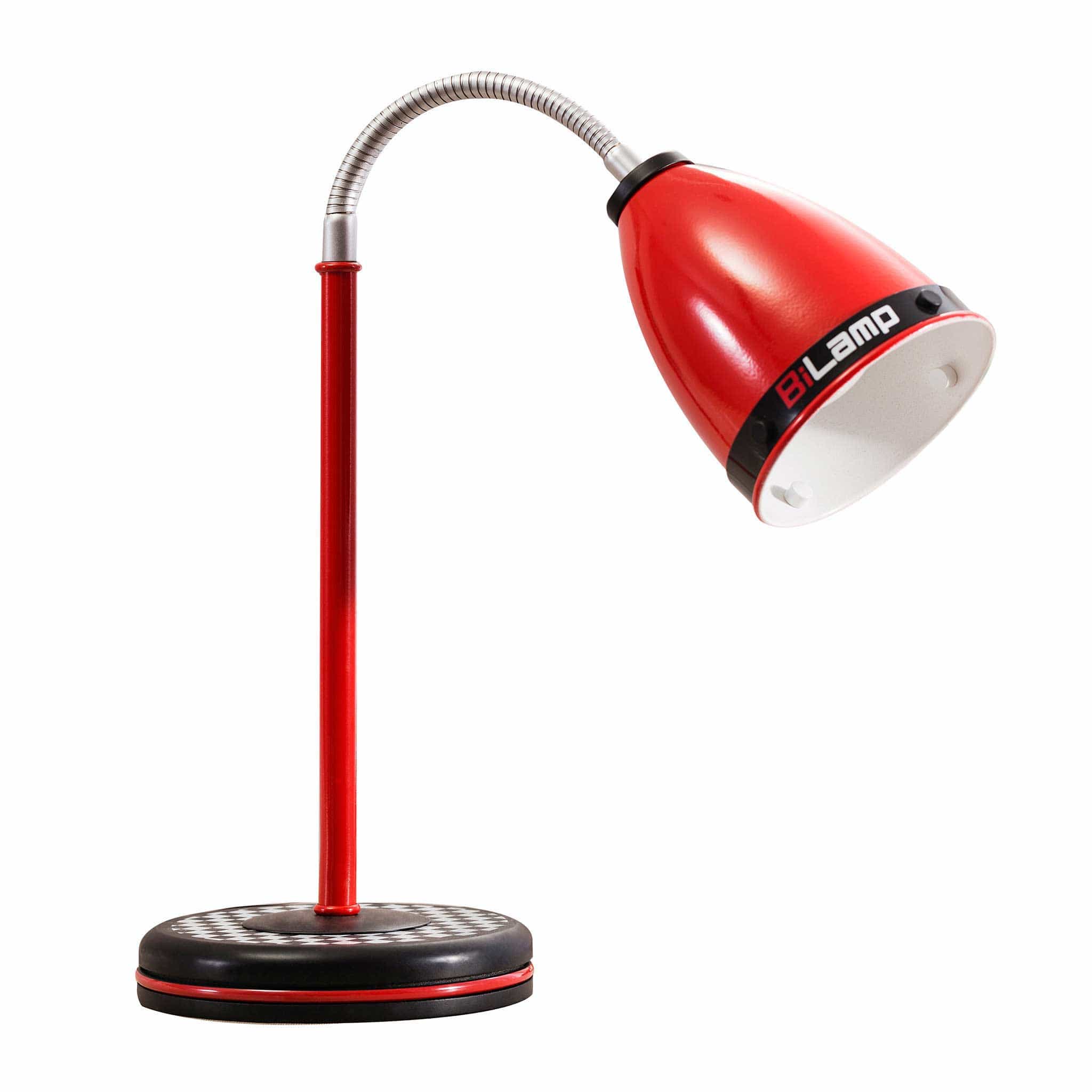 GTS Red Gooseneck Metal Table Lamp | Cilek Kids Room